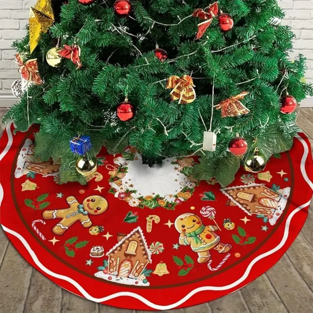 Home Fragrance Gingerbread - VIKAMA 2025 تنورة شجرة عيد الميلاد