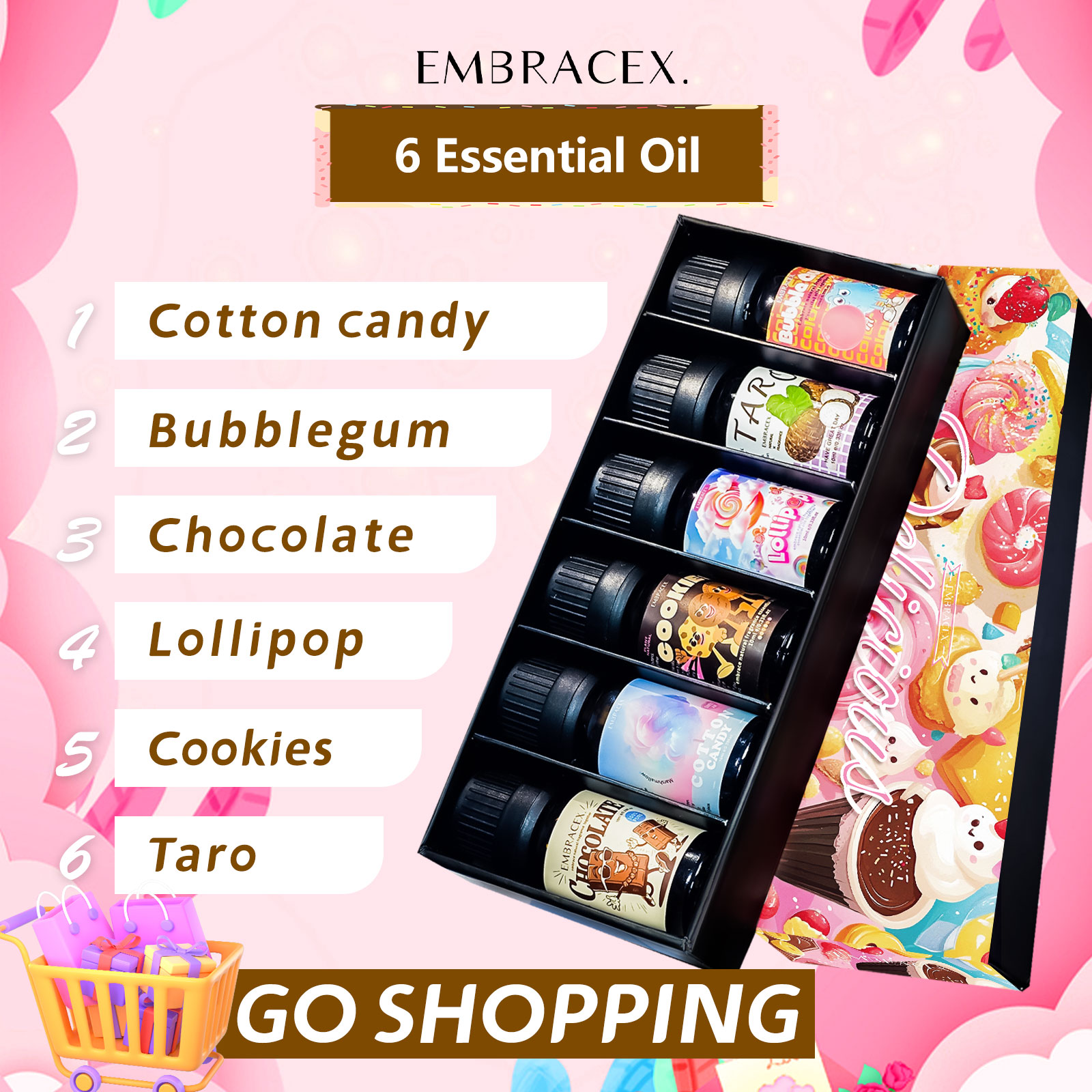 Home Fragrance Diffuser Oil - 6 قطع/مجموعة واحدة من زيوت العطر