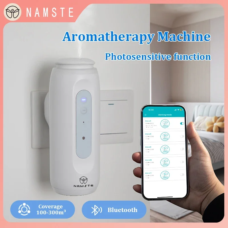Home Fragrance Diffuser Oil - NAMSTE المحمولة الذكية الناشر 300m3 بلوتوث