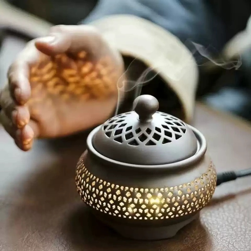 Home Fragrance Diffuser Electric - جهاز تسخين العطور الفاخر من السيراميك،