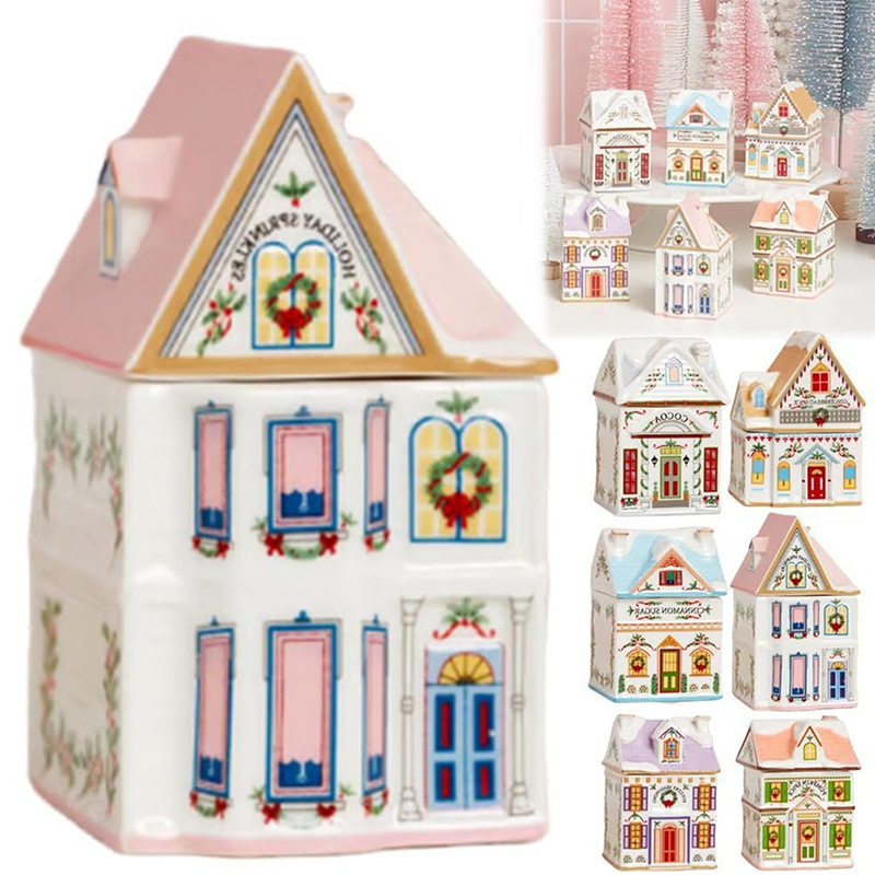 Home Fragrance Gingerbread - عطلة قرية التوابل البيت مجموعة صغيرة