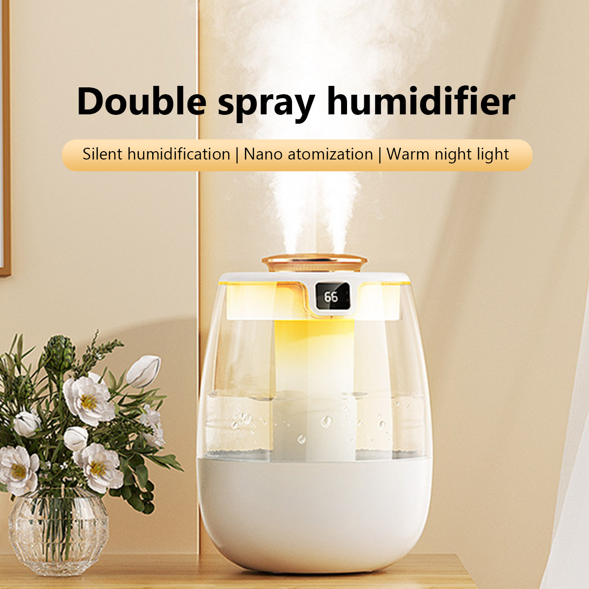 Home Fragrance Potpourri - 1.3L مرطب الهواء منفذ رذاذ مزدوج