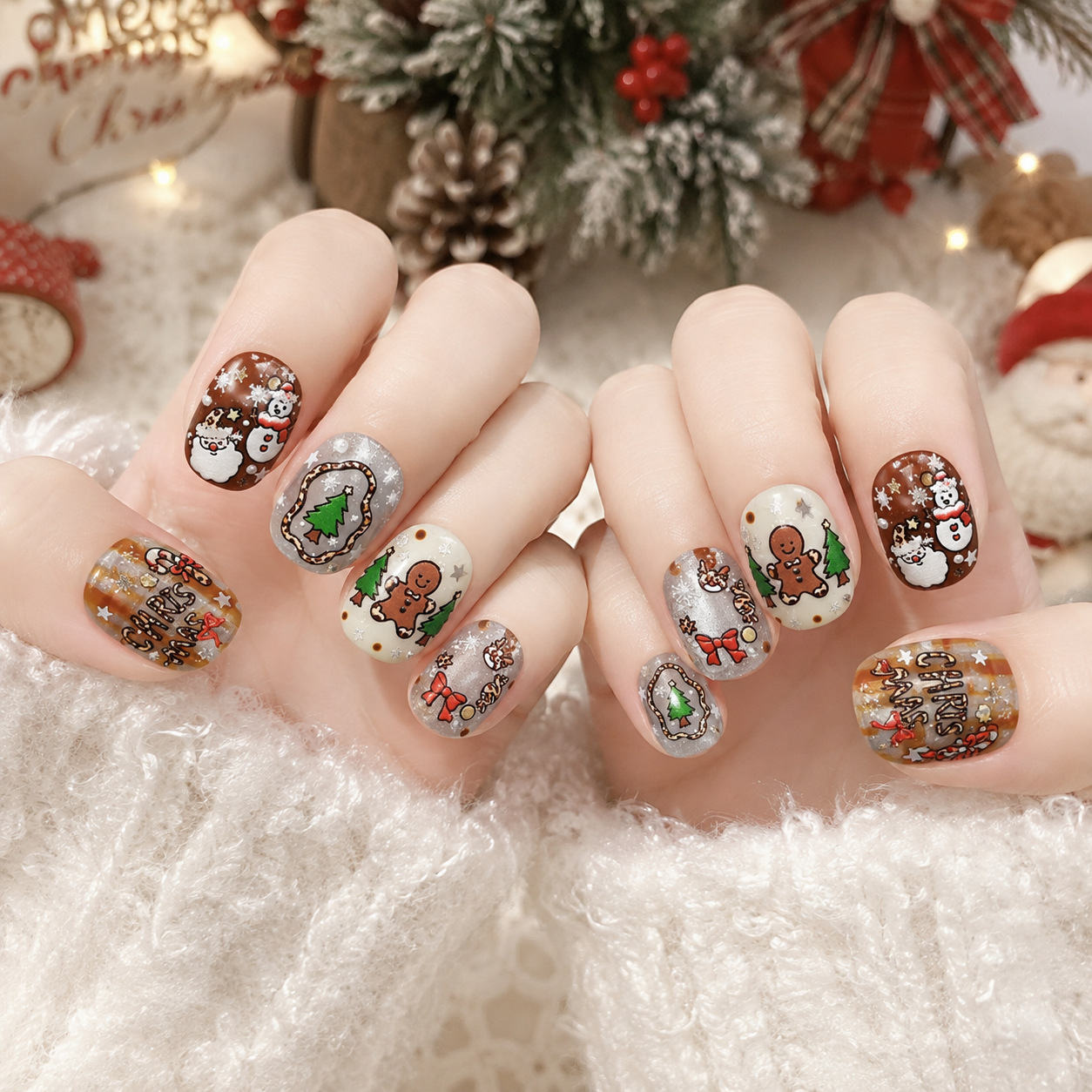 شجرة عيد الميلاد، نقشة الفهد،  - مراجعة Home Fragrance Gingerbread وسعره