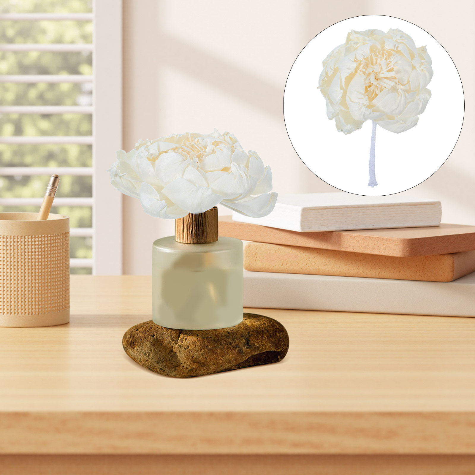 موزع عطر برائحة زهرة الفاونيا  - مراجعة Home Fragrance Diffuser Oil وسعره