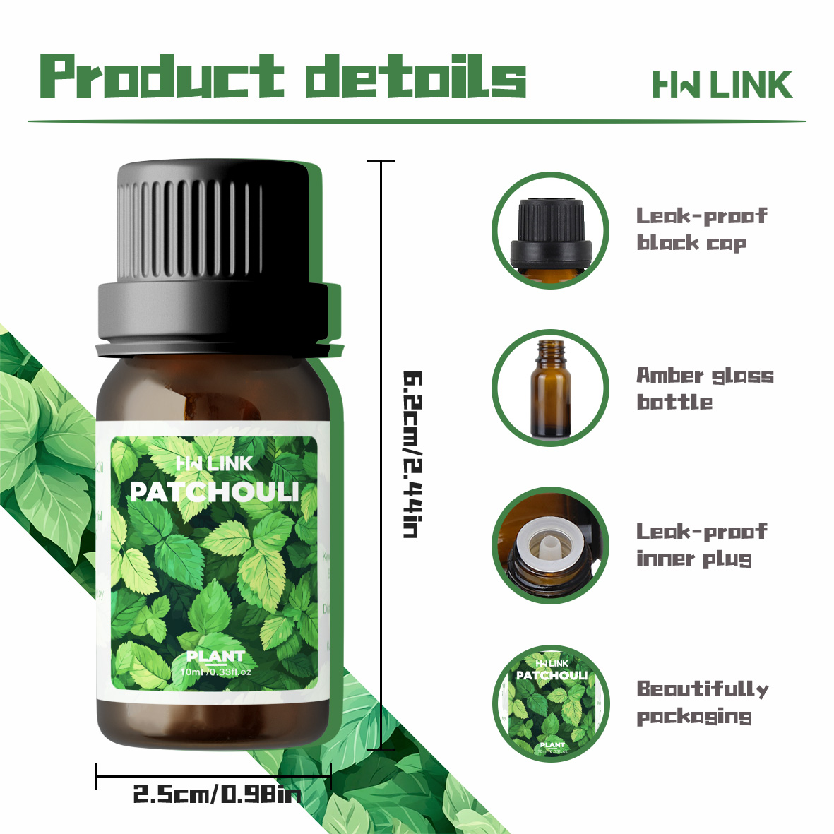 زيت الباتشولي العطري النقي 10  - مراجعة Home Fragrance Diffuser Oil وسعره
