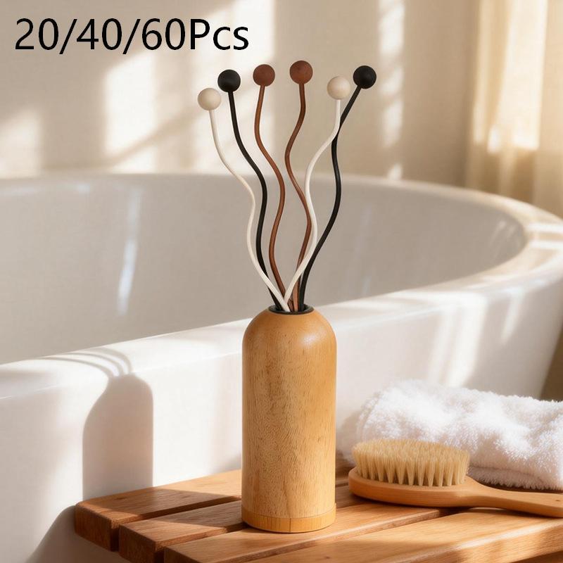 عيدان خشبية مموجة من الخيزران  - مراجعة Home Fragrance Reed Diffuser Refill وسعره