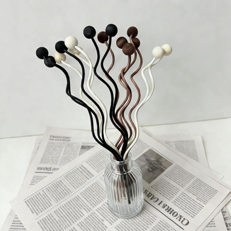 عيدان خشبية مموجة من الخيزران  - مراجعة Home Fragrance Reed Diffuser Refill وسعره
