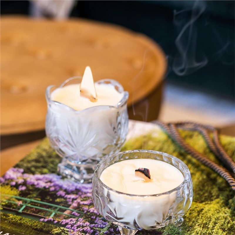 100 قطعة من فتائل الشموع الخشب - مراجعة Wooden Wick Candle وسعره