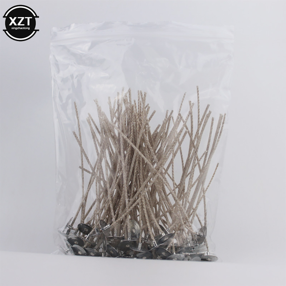 100 قطعة/مجموعة فتائل شموع بدو - مراجعة Wooden Wick Candle وسعره