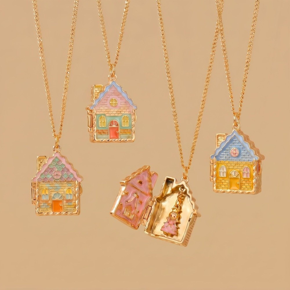 قلادة بيت خبز الزنجبيل الملونة - مراجعة Home Fragrance Gingerbread وسعره