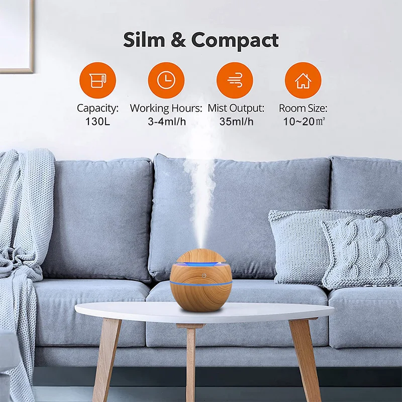 USB بالموجات فوق الصوتية بخاخ  - مراجعة Home Fragrance Diffuser Electric وسعره
