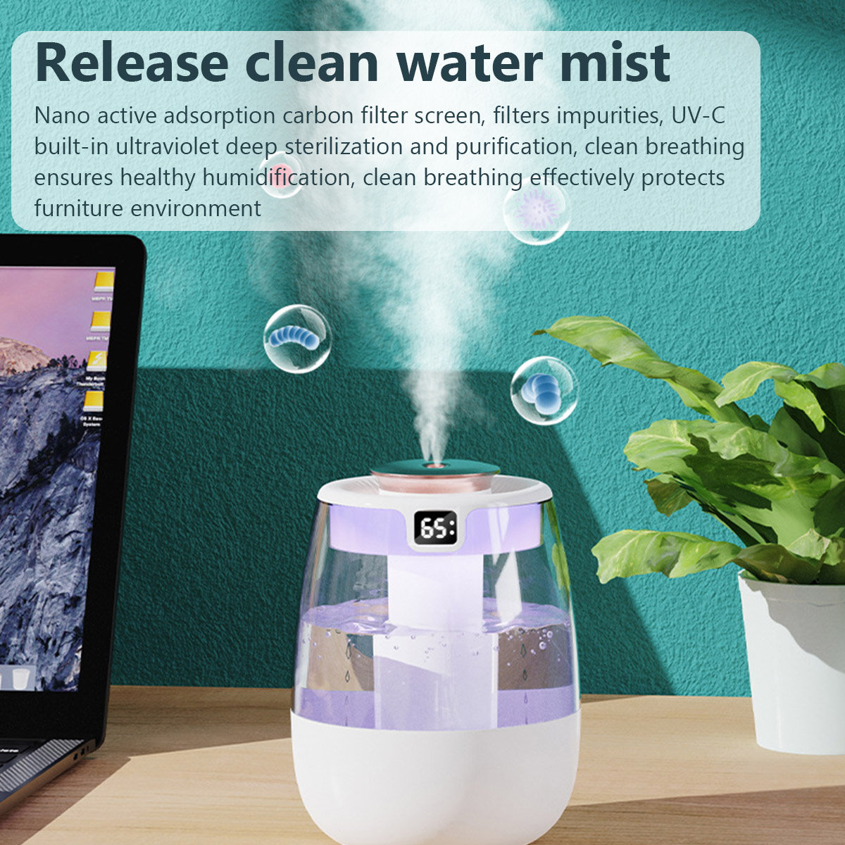 1.3L مرطب الهواء منفذ رذاذ مزد - مراجعة Home Fragrance Potpourri وسعره