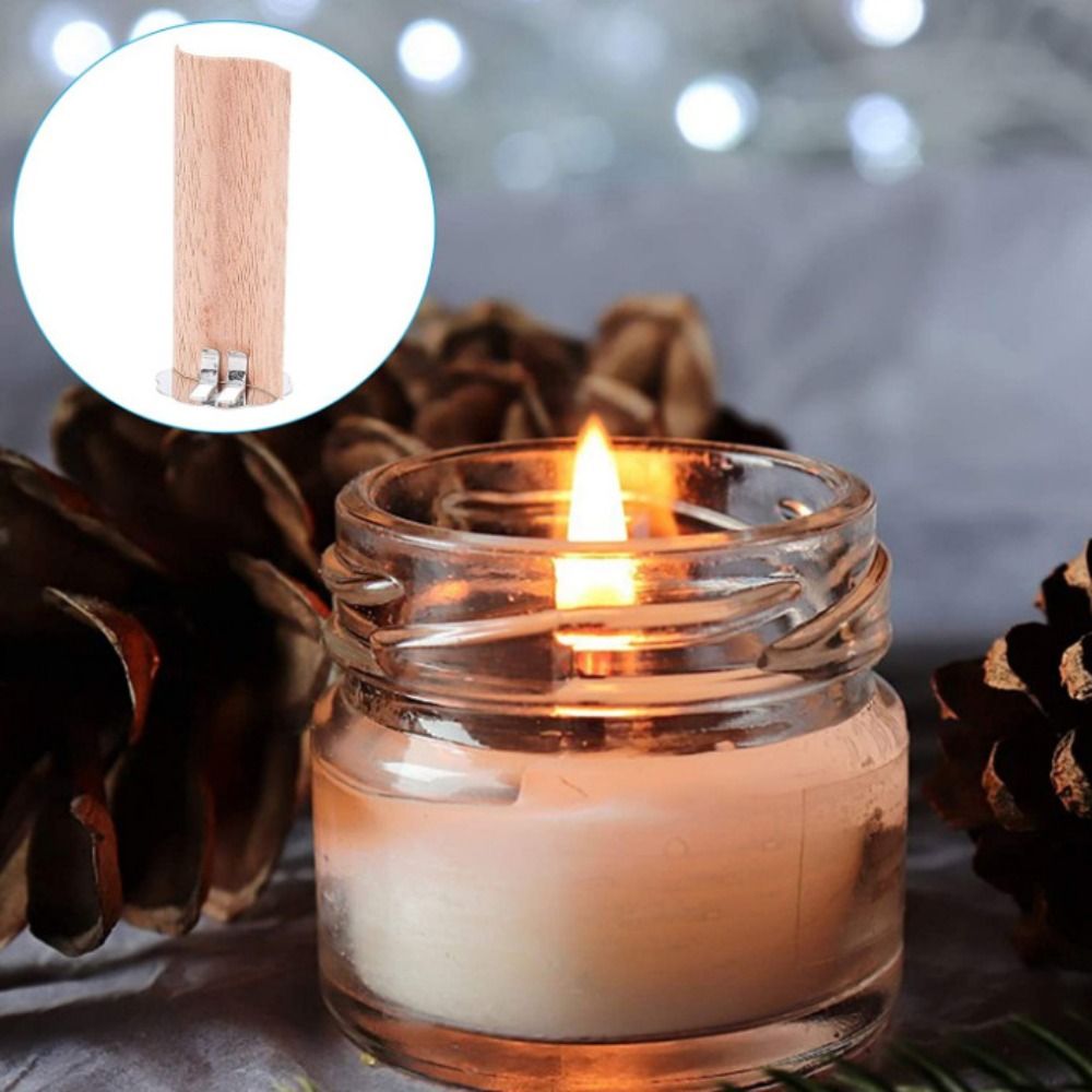 فتائل شمع خشبية عالية الجودة ع - مراجعة Wooden Wick Candle وسعره