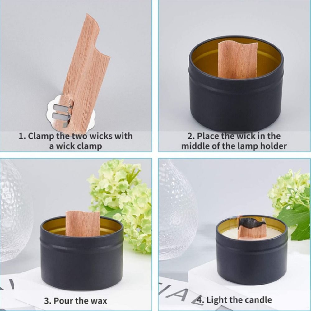 فتائل شمع خشبية عالية الجودة ع - مراجعة Wooden Wick Candle وسعره